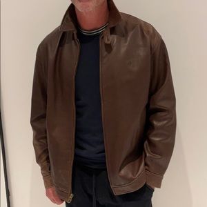 Ralph Lauren Brown Leather Jacket